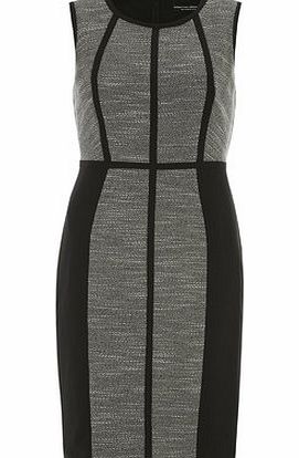 Bhs Grey Taped Textured Dress, grey 19128330870