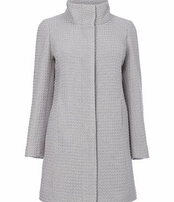 Bhs Grey Textured Coat, grey 8317580870