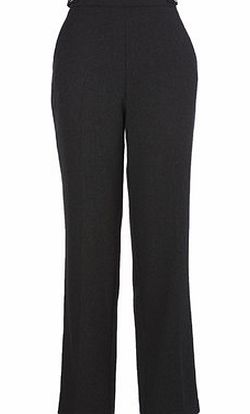 Bhs Grey Textured Straight Leg Trouser, grey