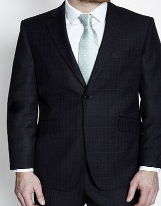 Bhs Grey Windowpane Check Jacket, Grey BR64R07FGRY