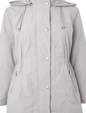 Bhs Grey Zip Mac, grey 9853050870