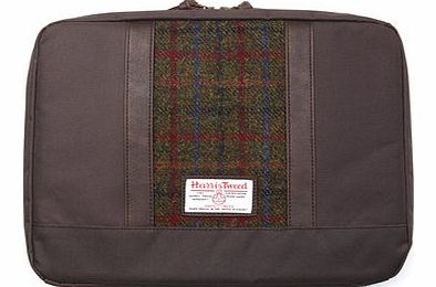 Bhs Harris Tweed Laptop Case, Green BR63T03EGRN