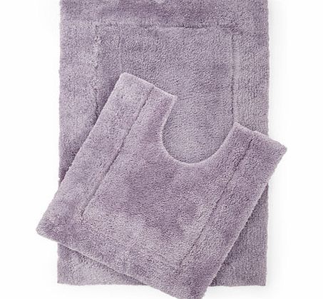 Heather premium Easycare bath mat, heather