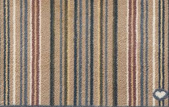 Bhs Hug Rug neutral stripe doormat, multi 30926159530