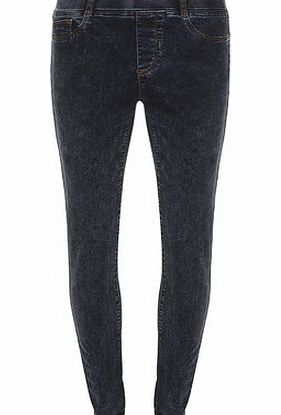 Bhs Indigo Acid Wash Eden Jeggings, blue 19126731483