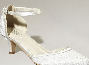 Bhs Ivory Darcy 2 Part Court Shoes, ivory 2846750904