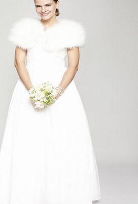 Bhs Ivory Feather Bolero, ivory 6611090904