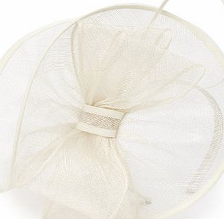 Bhs Ivory Folded Disc Headband Fascinator, ivory