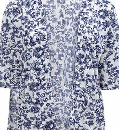 Bhs Ivory Loose Oriental Kimono, ivory 2425011259