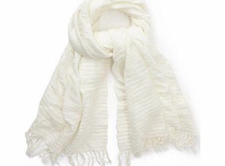 Bhs Ivory Warm Wiggle Scarf, ivory 6610480904