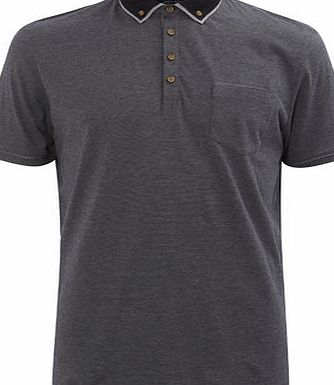 Bhs Jack Reid Marylebone Grey Cotton Polo Shirt,