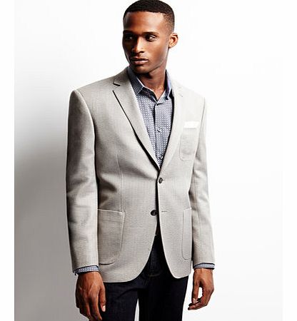 Jack Reid Marylebone Herringbone Blazer, Grey