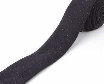 Bhs Jack Reid Marylebone Slim Navy Wool Blend Tie,