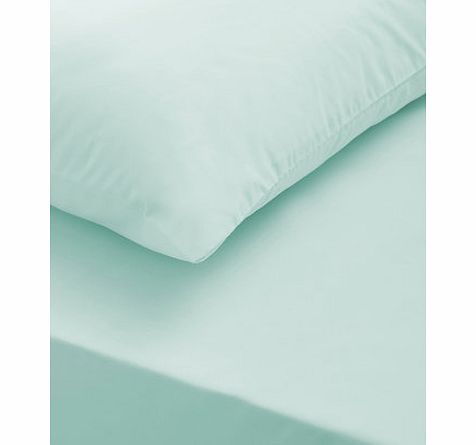 Bhs Jeff Banks aqua cotton rich sheeting, Aqua