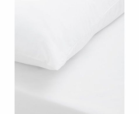 Bhs Jeff Banks white cotton rich sheeting, white