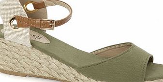 Bhs Khaki Open Toe Espadrille, khaki 2846790720