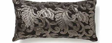 Bhs Kylie at Home Black/Grey Karlena Sequin Cushion,