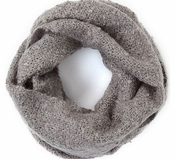 Bhs Ladies Mink Boucle Woven Snood, mink 6609254052