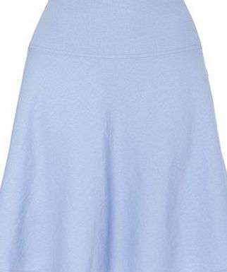 Bhs Lavender Flippy Linen Blend Skirt, lavender