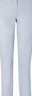 Bhs Light Blue Cotton Twill Chino, light blue
