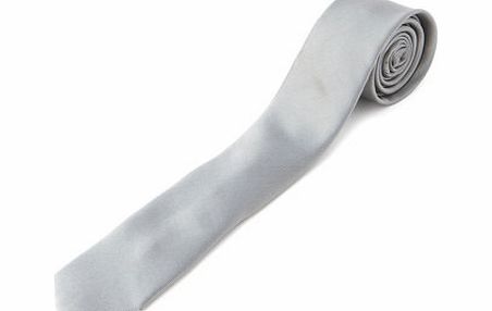 Bhs Light Grey Skinny Tie, Grey BR66P45EGRY