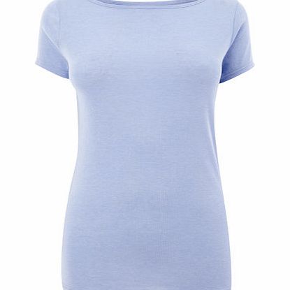 Bhs Lilac Short Sleeve Slash Neck Top, lilac