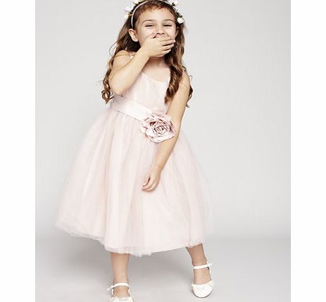 Bhs Lola Blush Bridesmaid Dress, blushed pink