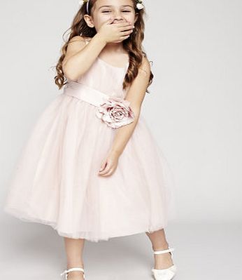 Bhs Lola Blush Flower Girl Dress, blushed pink