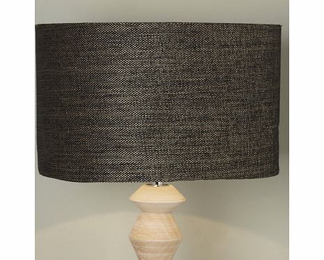 Lurex woven drum shade, chocolate 9789920117