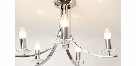 Bhs Malone Chandelier, chrome 9782740409
