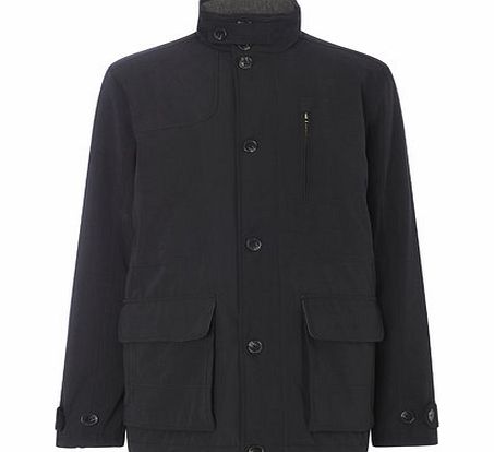 Bhs Mens Black Soft Touch Coat, Black BR56F03FBLK