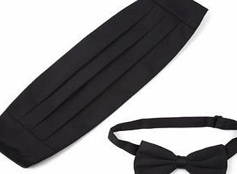 Bhs Mens Bow Tie and Cummerbund Set, Black BR66B01GBLK