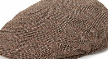 Bhs Mens Brown Check Flat Cap, Brown BR63H03DBRN