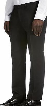 Bhs Mens Burton Black Pindot Skinny Fit Suit