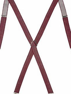 Bhs Mens Burton Red Marl Braces, RED BR24K22GRED