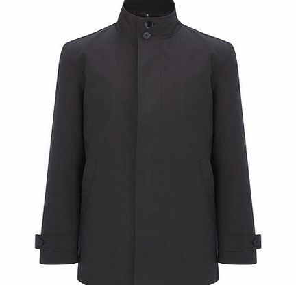 Bhs Mens Double Funnel Mac, CHARCOAL BR56J01FBLK