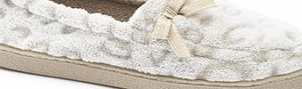 Bhs Mink Burnout Closed Back Slippers, mink 6007434052