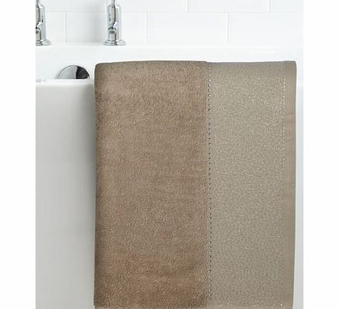 Bhs Mink champagne diamante bath towel, champagne