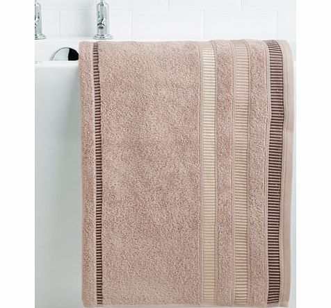 Bhs Mink Linear weft bath sheet, mink 1925654052