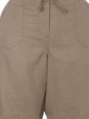 Bhs Mink Linen Blend Shorts, mink 2207750120