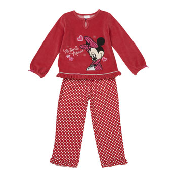 Minnieandreg; velour pyjama