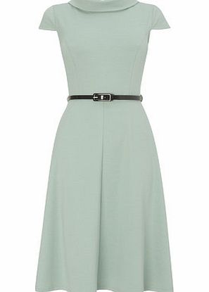 Bhs Mint Bardot Fit and Flare Dress, mint 356618942