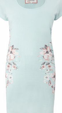 Bhs Mint Floral Placement Sleep T, mint 734391678