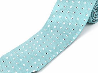 Bhs Mint Green Daisy Silk Tie, Green BR66D02GGRN