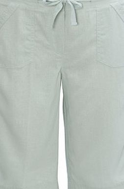Bhs Mint Linen Blend Knee Shorts, mint 2207751678