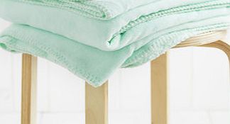 Bhs Mint Microfleece Throw, mint 1881818942