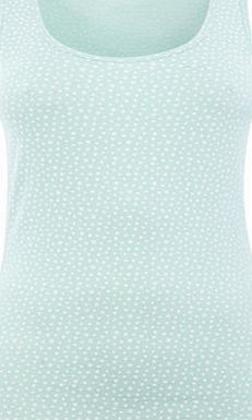 Bhs Mint Spot Print Scoop Vest, mint 2424788942