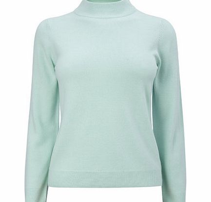 Bhs Mint Supersoft Turtle Neck Jumper, mint 586011678