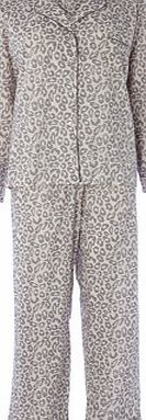 Bhs Mocha Animal Print Viscose Pyjama, mocha 732791071