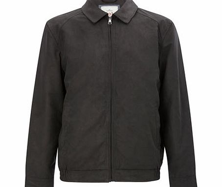 Bhs Mock Suede Harrington Jacket, Grey BR56F03EKHK
